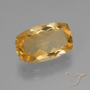 Citrino Arancio Dorato Profondo naturale da 3.56 ct, Cuscino, VVS-VS