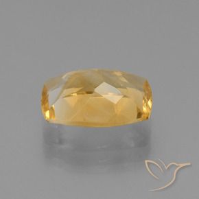 Citrino Arancio Dorato Profondo naturale da 3.06 ct, Cuscino, VVS-VS