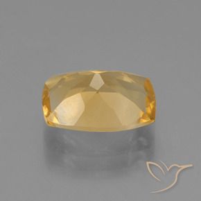 Citrino Arancio Dorato Profondo naturale da 3.26 ct, Cuscino, VVS-VS