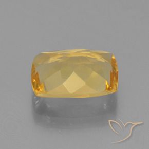 Citrino Arancio Dorato Profondo naturale da 2.43 ct, Cuscino, VVS-VS