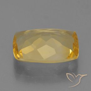 Citrino Arancio Dorato Profondo naturale da 4.46 ct, Cuscino, VVS-VS