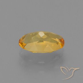 Citrino Arancio intenso-OroG naturale da 2.42 ct, Ovale, VVS-VS