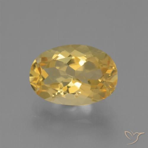 3.22ct Naturale Dorato medio Citrino, Ovale, VVS-VS
