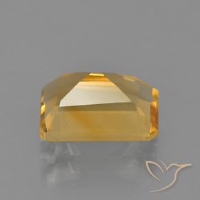 Citrino Dorato medio-scuro naturale da 2.24 ct, Ottagonale / Taglio smeraldo, VVS-VS