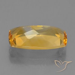 Citrino Arancio-Oro naturale da 3.76 ct, Cuscino, VVS-VS