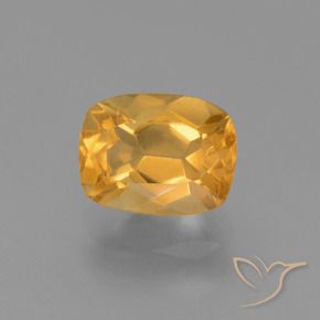 Citrino Arancio Medio naturale da 1.97 ct, Cuscino, VVS-VS