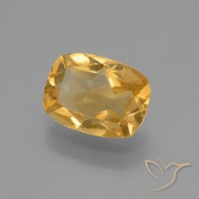Citrino Arancio medio-chiaro-oroG naturale da 1.94 ct, Cuscino, VS-SI