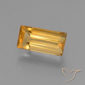 Citrino Arancio-Oro naturale da 1.85 ct, Taglio a baguette, VVS-VS
