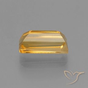 Citrino Arancio-Oro naturale da 1.85 ct, Taglio a baguette, VVS-VS