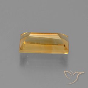 Citrino Arancio Medio naturale da 2.92 ct, Taglio a baguette, VVS-VS