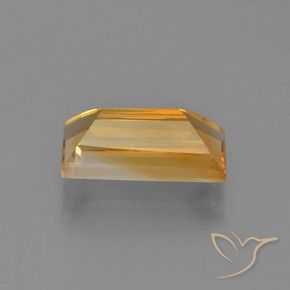 Citrino Arancio-Oro naturale da 2.86 ct, Taglio a baguette, VVS-VS