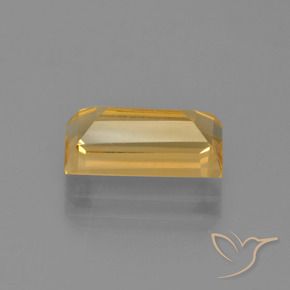 Citrino Arancio dorato naturale da 2.77 ct, Taglio a baguette, VVS-VS