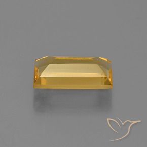 Citrino Dorato medio naturale da 2.32 ct, Taglio a baguette, VVS-VS