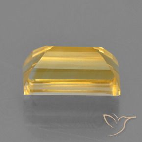 Citrino Dorato medio naturale da 3.68 ct, Taglio a baguette, VS