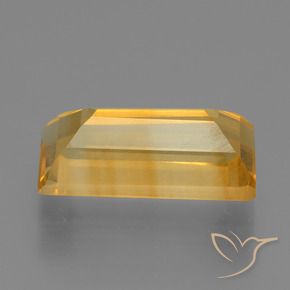 Citrino Arancio medio-chiaro-oroG naturale da 2.50 ct, Taglio a baguette, VS