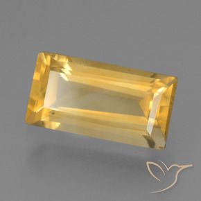 Citrino Oro naturale da 1.78 ct, Taglio a baguette, VS