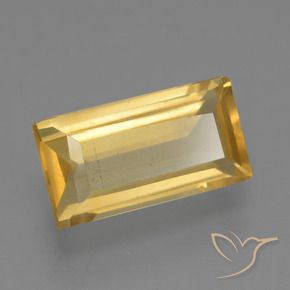 Citrino Oro naturale da 1.40 ct, Taglio a baguette, VS
