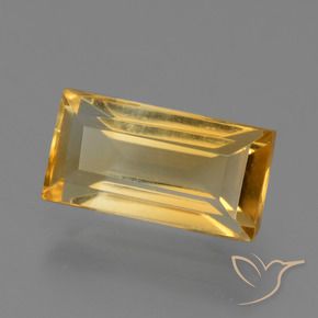 Citrino Arancio-Oro naturale da 1.79 ct, Taglio a baguette, VS