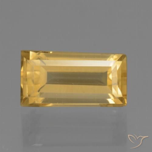 1.90ct Naturale Oro Citrino, Taglio a baguette, VS
