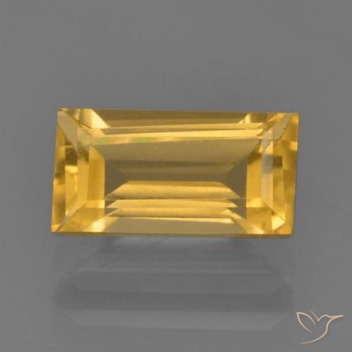 Citrino Oro brillante naturale da 1.90 ct, Taglio a baguette, VS