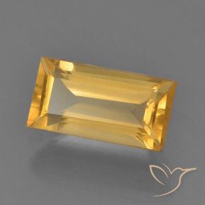 Citrino Oro brillante naturale da 1.90 ct, Taglio a baguette, VS
