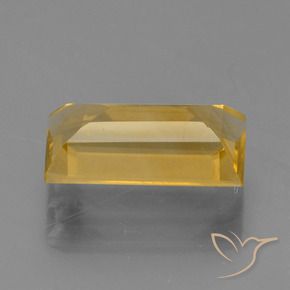 Citrino Oro brillante naturale da 1.49 ct, Taglio a baguette, VVS-VS