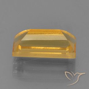 Citrino Dorato medio naturale da 1.79 ct, Taglio a baguette, VVS-VS