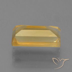 Citrino Dorato medio-scuro naturale da 1.69 ct, Taglio a baguette, VVS-VS