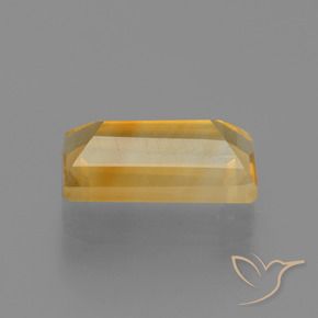 Citrino Arancio dorato naturale da 1.56 ct, Taglio a baguette, VVS-VS