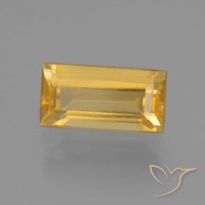 Citrino Oro brillante naturale da 1.76 ct, Taglio a baguette, VS