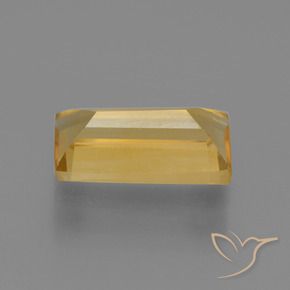 Citrino Arancio medio-chiaro-oroG naturale da 1.43 ct, Taglio a baguette, VS