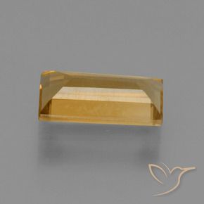 Citrino Arancio-Oro naturale da 1.33 ct, Taglio a baguette, VS
