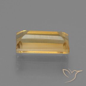 Citrino Arancio Dorato Profondo naturale da 1.62 ct, Taglio a baguette, VS