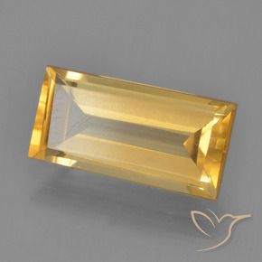 Citrino Oro brillante naturale da 2.48 ct, Taglio a baguette, VS