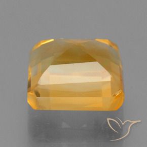 Citrino Arancio intenso-OroG naturale da 2.56 ct, Ottagonale / Taglio smeraldo, VS