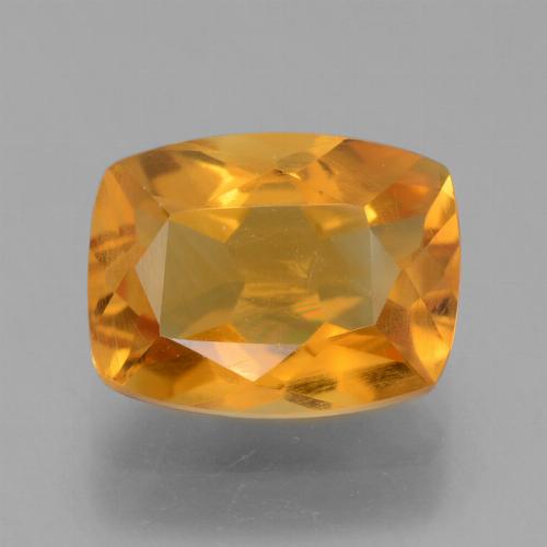 Citrino naturale dorato da 1,94 ct, taglio a cuscino, VS