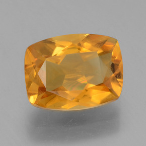 Citrino naturale dorato da 1,94 ct, taglio a cuscino, VS