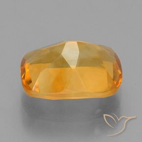 Citrino Arancio intenso-OroG naturale da 2.25 ct, Cuscino, VS