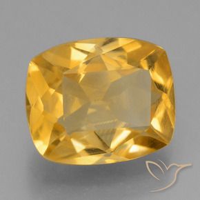 Citrino Dorato medio naturale da 2.09 ct, Cuscino, VVS-VS