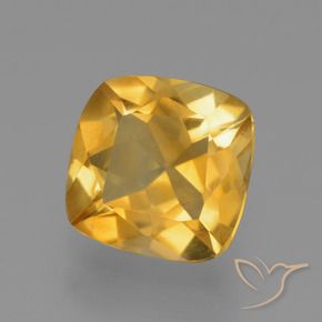 Citrino Arancio Dorato Profondo naturale da 1.53 ct, Cuscino, VS