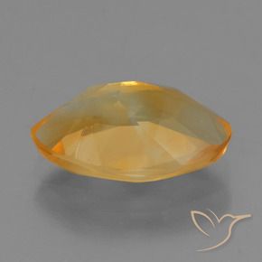 Citrino Arancio intenso-OroG naturale da 1.90 ct, Taglio marquise, VVS-VS