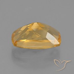 Citrino Arancio Dorato Profondo naturale da 3.32 ct, Cuscino, VVS-VS