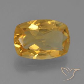 Citrino Arancio Medio naturale da 3.21 ct, Cuscino, VVS-VS