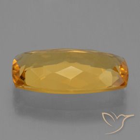 Citrino Arancio Scuro-Oro naturale da 3.94 ct, Cuscino, VVS-VS