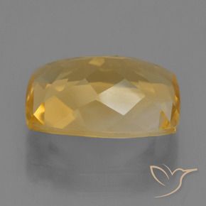 Citrino Arancio Dorato Profondo naturale da 4.29 ct, Cuscino, VVS-VS