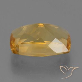 Citrino Dorato medio-scuro naturale da 3.66 ct, Cuscino, VVS-VS