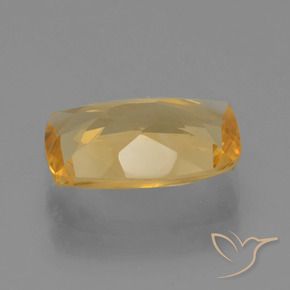 Citrino Dorato medio-scuro naturale da 2.45 ct, Cuscino, VS