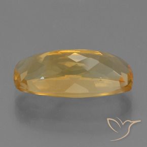 Citrino Dorato medio-scuro naturale da 3.99 ct, Cuscino, VVS-VS