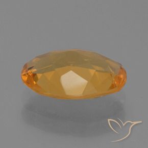 Citrino Arancione scuro naturale da 1.92 ct, Ovale, VVS-VS