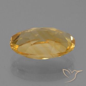 Citrino Dorato scuro naturale da 3.28 ct, Ovale, VVS-VS